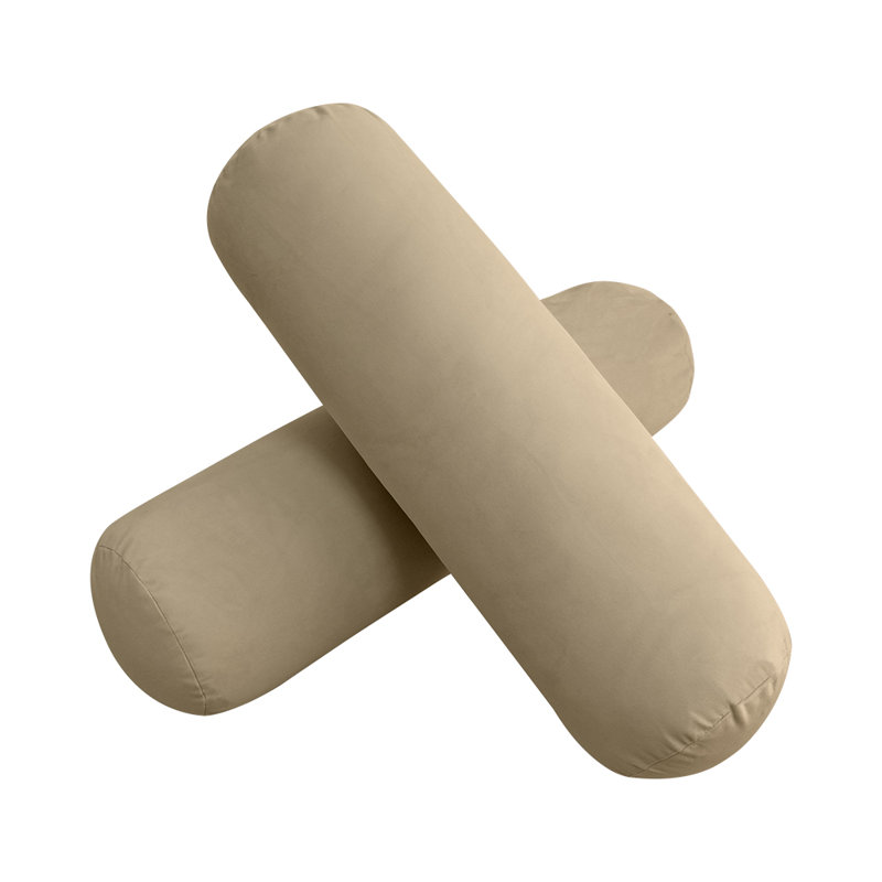 Housse de coussin en polyester / mélange de polyester, Beige