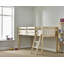 Bristol Mid Sleeper Heavy Duty Pine Loft Cabin Bed-20725526