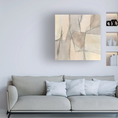 «Line and Brush Blocking Neutrals», art sur toile