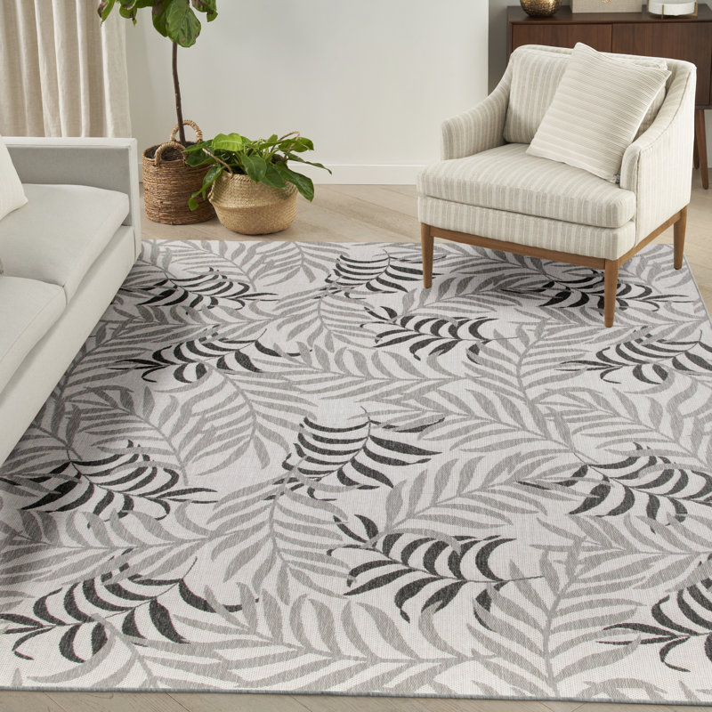 Tapis tropical Bay Bay Home ™ Garden Oasis, Rectangle 8 pi x 10 pi