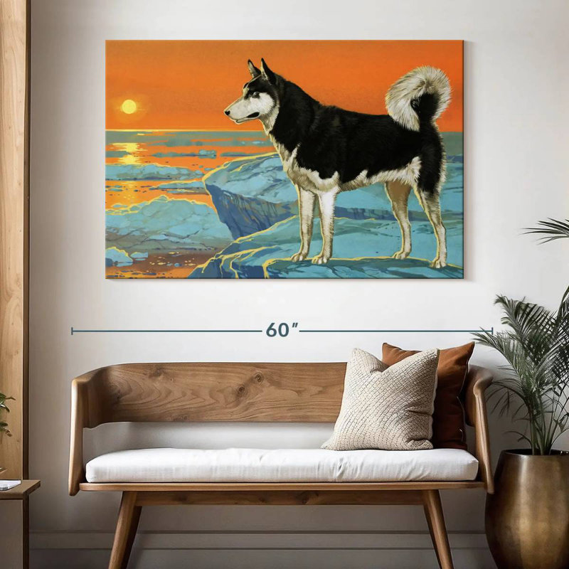 Husky Brampt, H 34 po x l 51 po