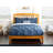 Bharmal Solid Wood Foundation Bed-59196261-59196260