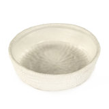 Cross Weave Earthenware Salad Bowl