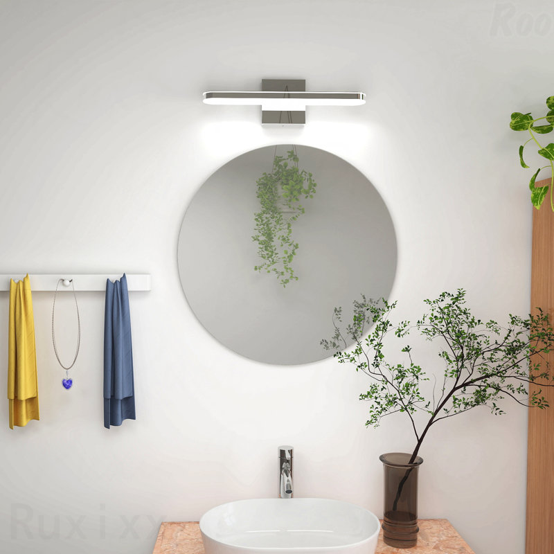 Barre d'éclairage de salle de bain 16 po - à DEL à intensité variable, applique murale moderne 8 W