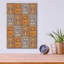 «Hanukah Menorah Collage Verticals» par Andrea Strongwater, art mural en verre acrylique-102456328