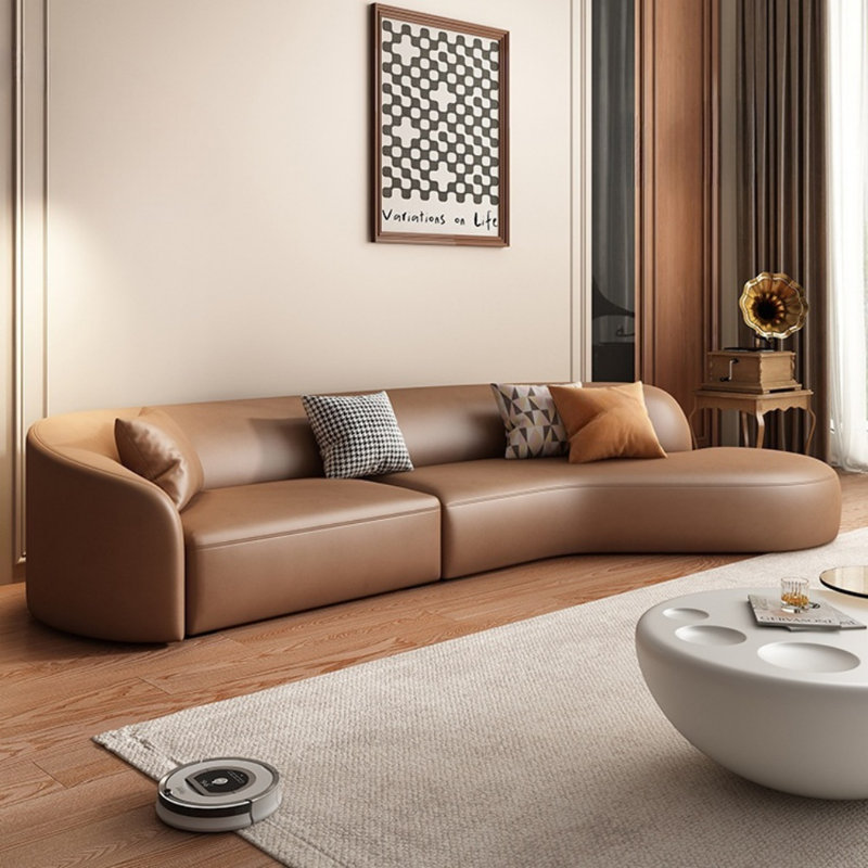 Canapé Creative Leisure, Brun, H 29,53 po x l 110,24 po x P 53,15 po