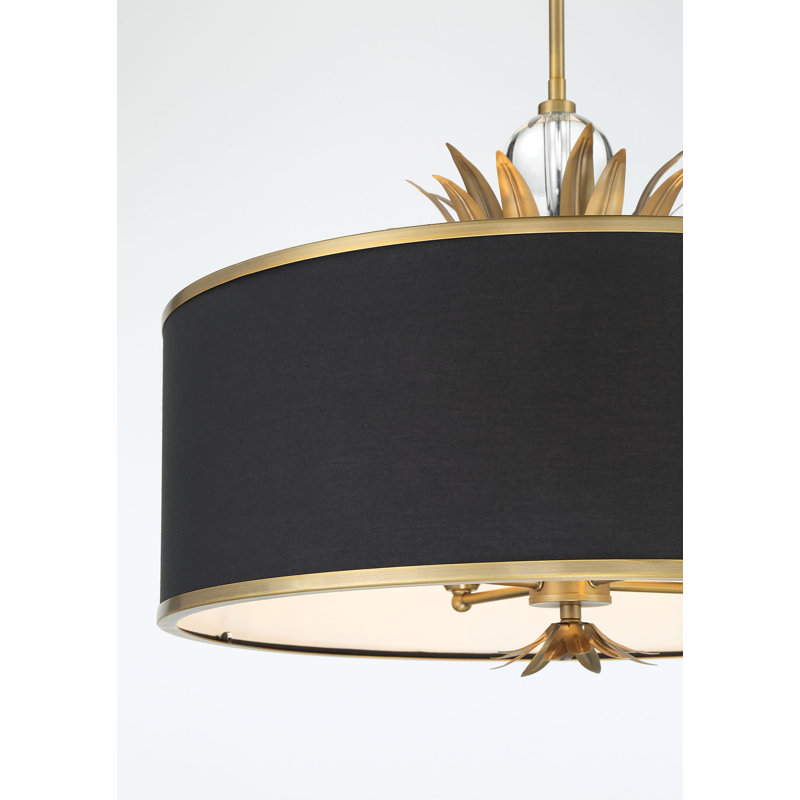 Lustre tambour 4 lumières Denika