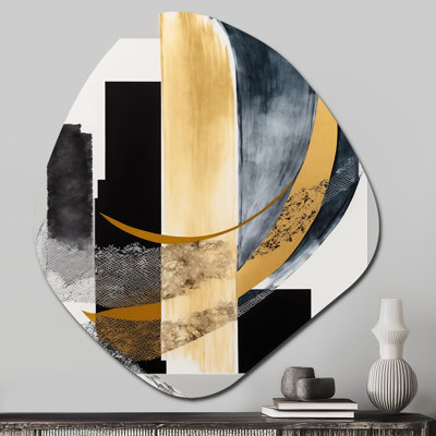 Augustina - Abstract Nebula Shape Assymterical Metal Wall Art