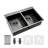 Drop In Double Bowl Kitchen Sink