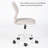 Ebern Designs Ergonomic Mesh Rolling Desk Chair, Armless Adjustable Office Task Chair with Wheels for Home or Study Use-302933323