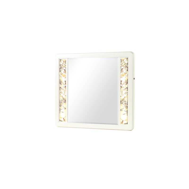 Zimran Wood Flat Mirror
