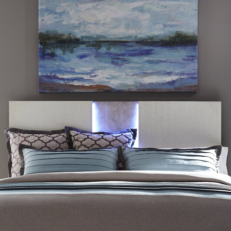 Abhinab Panel Headboard w/ LED Lighting