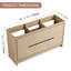 Base de meuble-lavabo double 60 po sans plateau