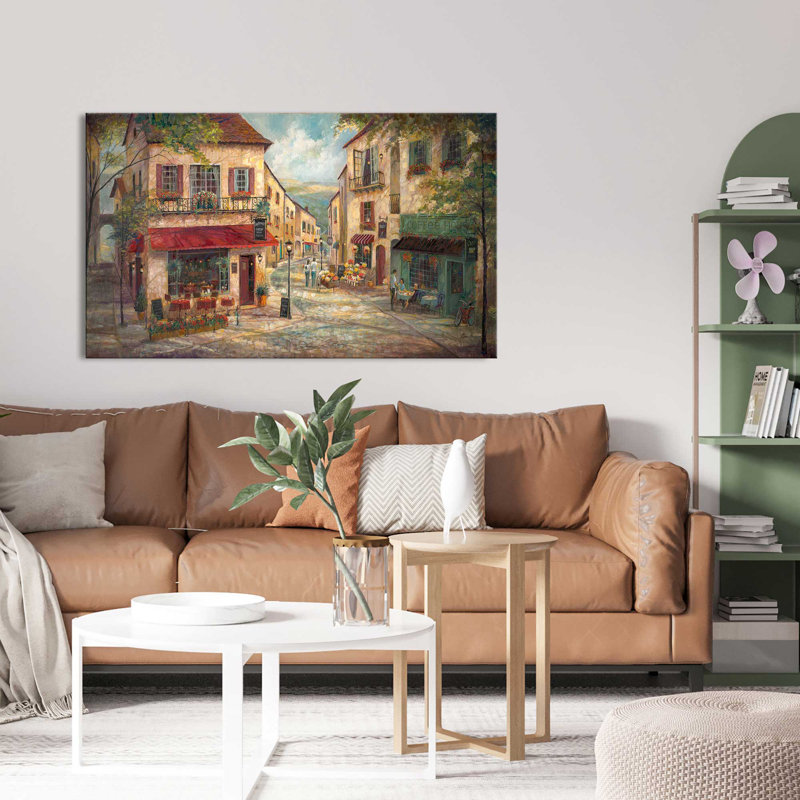 Salvatore's - peinture sur toile tendue, H 42 po x l 72 po x P 1,5 po