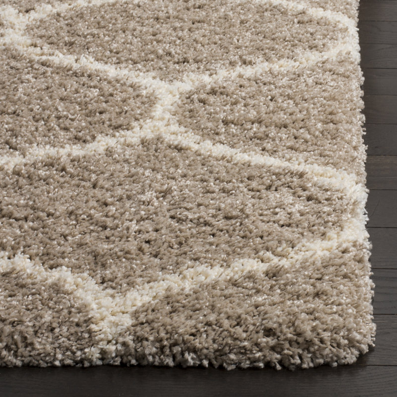Atencio Geometric Hand Woven Area Rug, Rectangle 183 x 274 cm