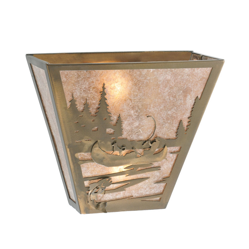 2 - Light Flush Mounted Sconce