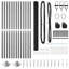 Vidaxl Welded Wire Fence With 7 Spike Posts Steel-114857776-114857786
