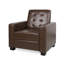 Fauteuil inclinable manuel en similicuir de 37,25 po Pamsha-1688495535