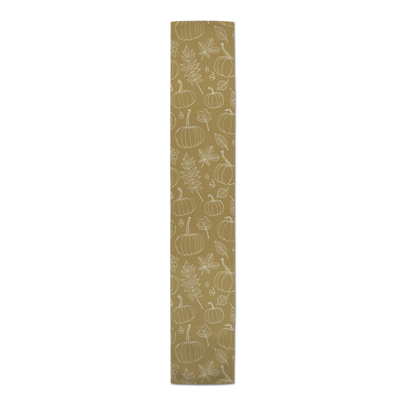 Chemin de table, Jaune, 90 po x 16 po
