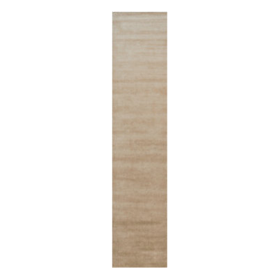 Textural One-of-a-Kind 3x14 Hand Knotted Area Rug