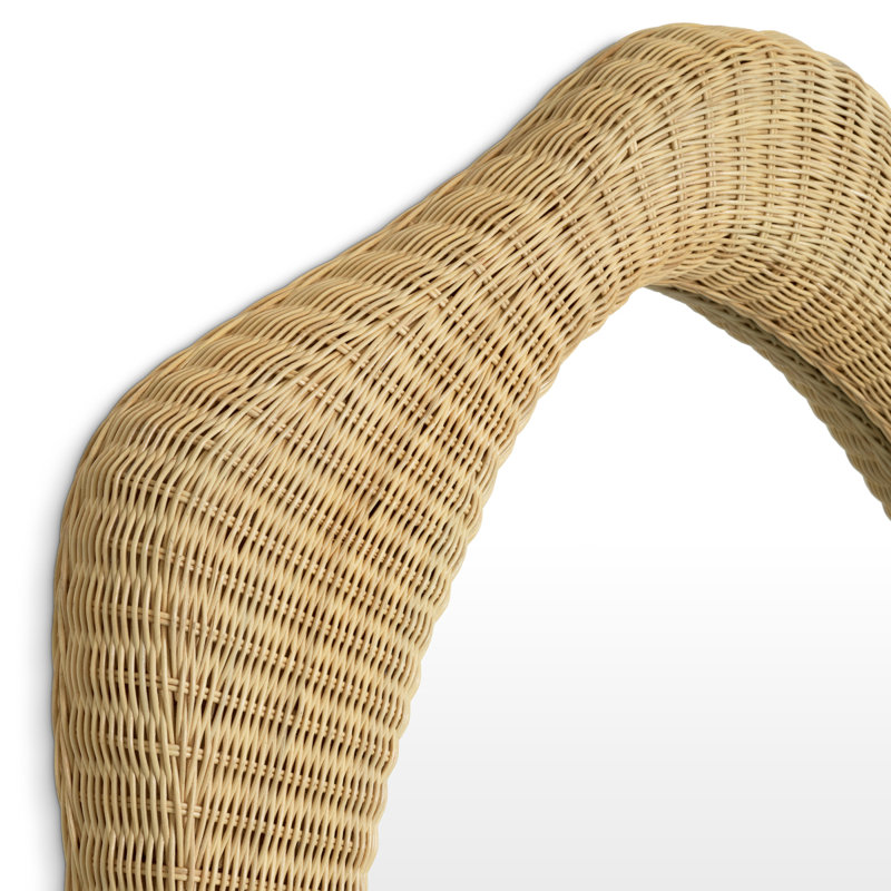 Mirror Bilbao Natural Rattan