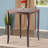 Tapscott Walnut Solid Wood Top Four Leg Base Dining Set