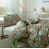 Motif floral vert est en rupture de stock