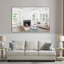 Miroir de salle de bain surdimensionné avec plateau mural amovible, miroir mural horizontal horizontal suspendu en aluminium, miroir complet pour le salon de la chambre à coucher, 72 po x 48 po-1273851931