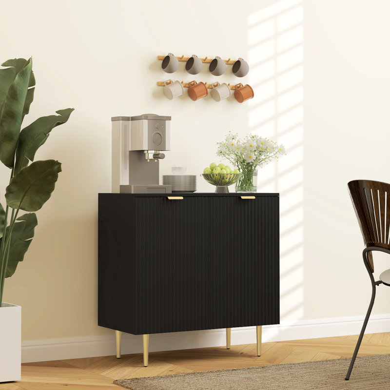 Buffet avec tablettes réglables, Vert