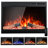 36"Electric Fireplace Insert,Four 3D Color with Log and Flame, Adjustable Flame Speed-1518777610
