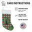 Chaussette de Noël Belge belge Groenendael PoinsettIas