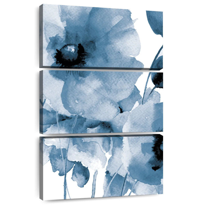 Harnek, il pleut des fleurs I, H 74 po x l 48 po