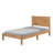 Maya Bed Farmhouse Solid Wood Bed with Chunky, Sturdy Posts - Rustic Style-1831700420