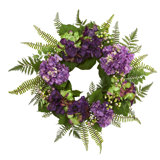 Faux Berry Plastic 24'' Wreath