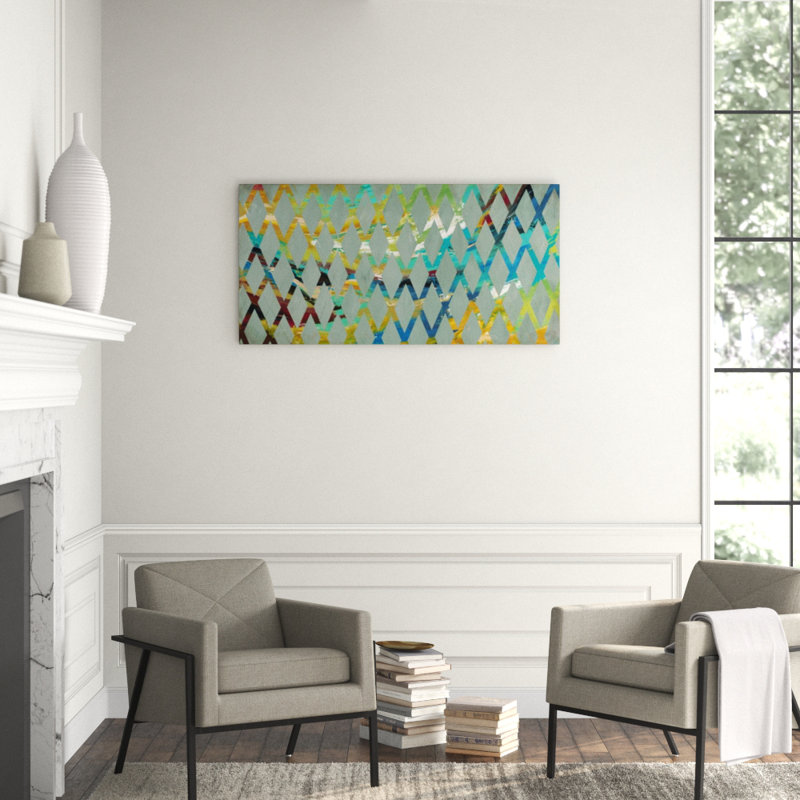 Cross Current Print by Sydney Edmunds, Plexi, 36" H x 72" W