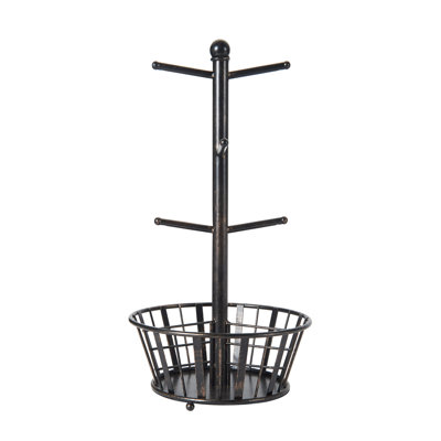 Arbre à fleurs avec panier de rangement Gourmet Basics par Mikasa
