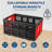Collapsible Milk Crate, 14.5 Gallon Stackable Heavy Duty Plastic Storage Crate with Handle-562146620