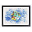 The Rubik Cube - Picture Frame Painting Print-56856180-56856182
