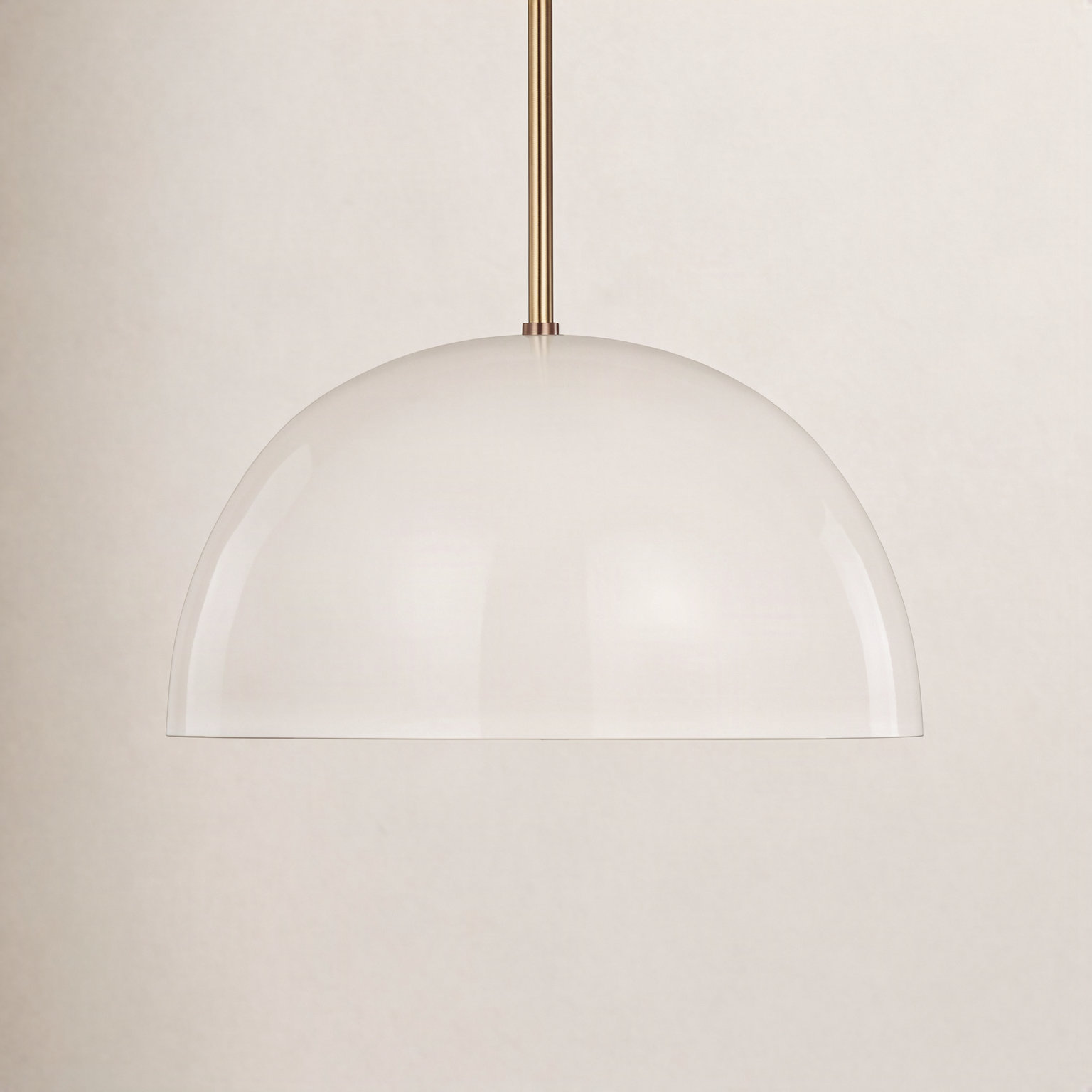Leona Dimmable Single Light Pendant, Blush