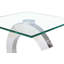 Elvia Glass Top Abstract End Table-37081561