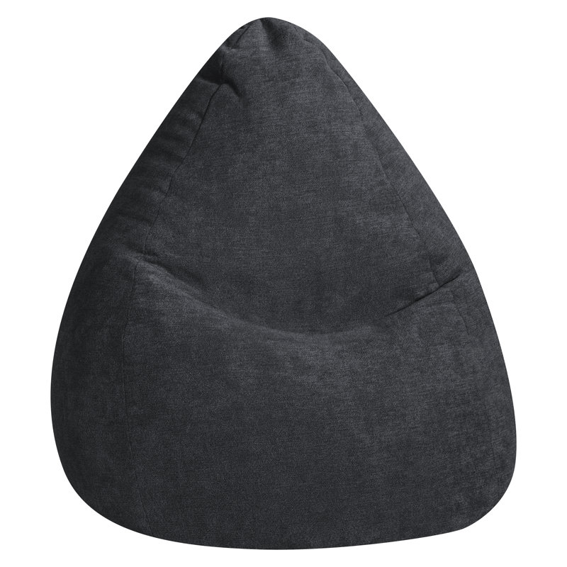 Fauteuil à billes Alfa, 100 % polyester noir
