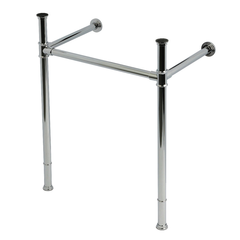 Kingston Brass Imperial Stainless Steel Console Sink Legs, Polished Chrome