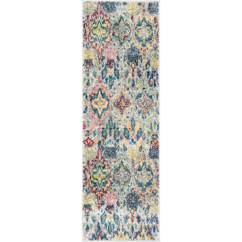 Geometric Indoor Rug, Runner 2' x 6'1"