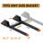 60" Pallet Forks, 4000 Lbs Clamp On Pallet Forks With Adjustable Stabilizer Bar
