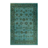 Fine Vibrance One-of-a-Kind 6' 0" X 9' 2" Hand Knotted Area Rug