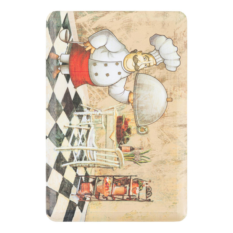 Tapis de cuisine antidérapant Akhilleus, Rectangle 2 pi x 3 pi