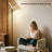 74" Corner Ambient Floor Lamp-271119758