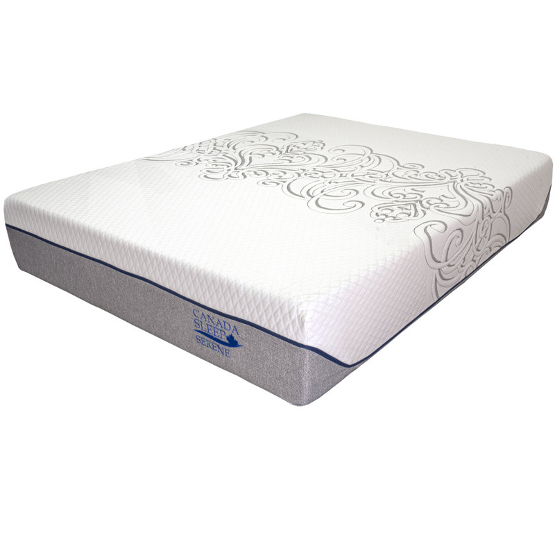 Matelas en mousse à mémoire moyenne à gel 12" serene, Simple