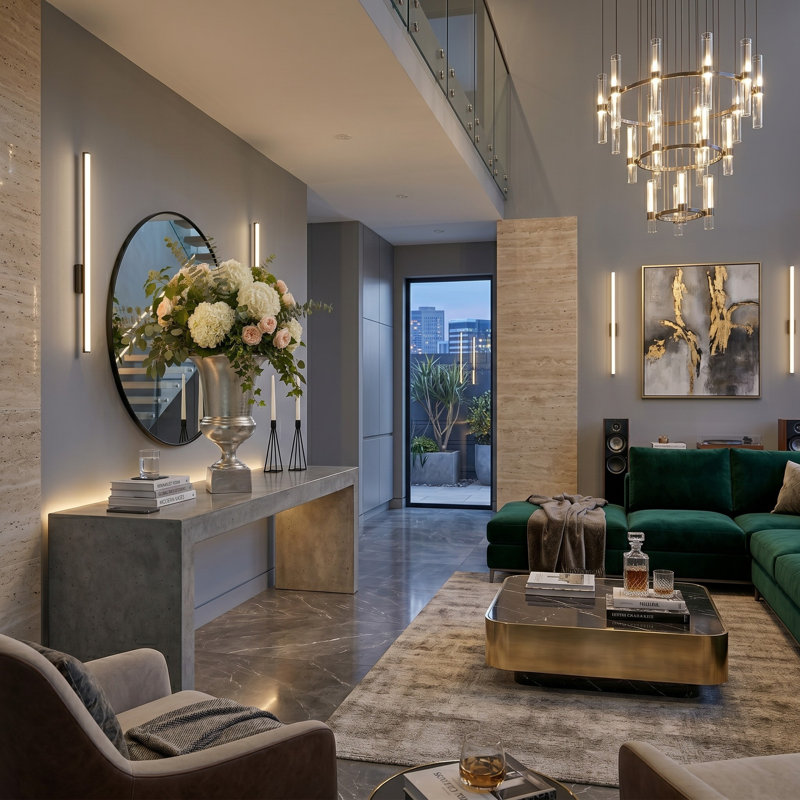 24" Prabh Aluminum Urn, Silver