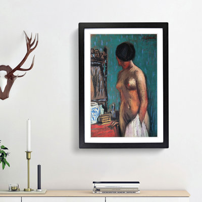 Nude Woman by Fujishima Takeji - Picture Frame Painting Print